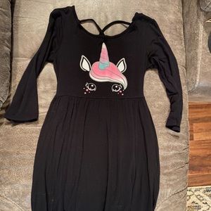 Girls unicorn dress size 10